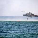 Aeronautica, esercitazione di salvataggio in mare